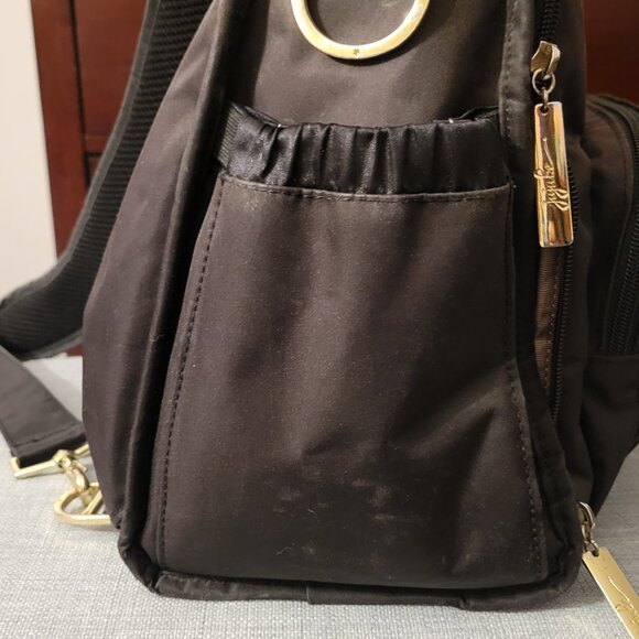 NEW Jujube Classic black multipocket  Backpack or Diaper Bag, convenient easy